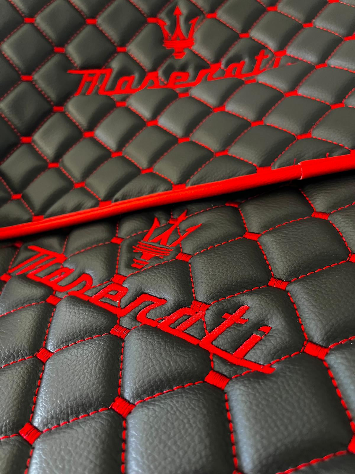 For Maserati QUATTROPORTE (2012 - Present ) Car Floor Mats Custom fit Leather for all Maserati Model Waterproof Carpet Liner