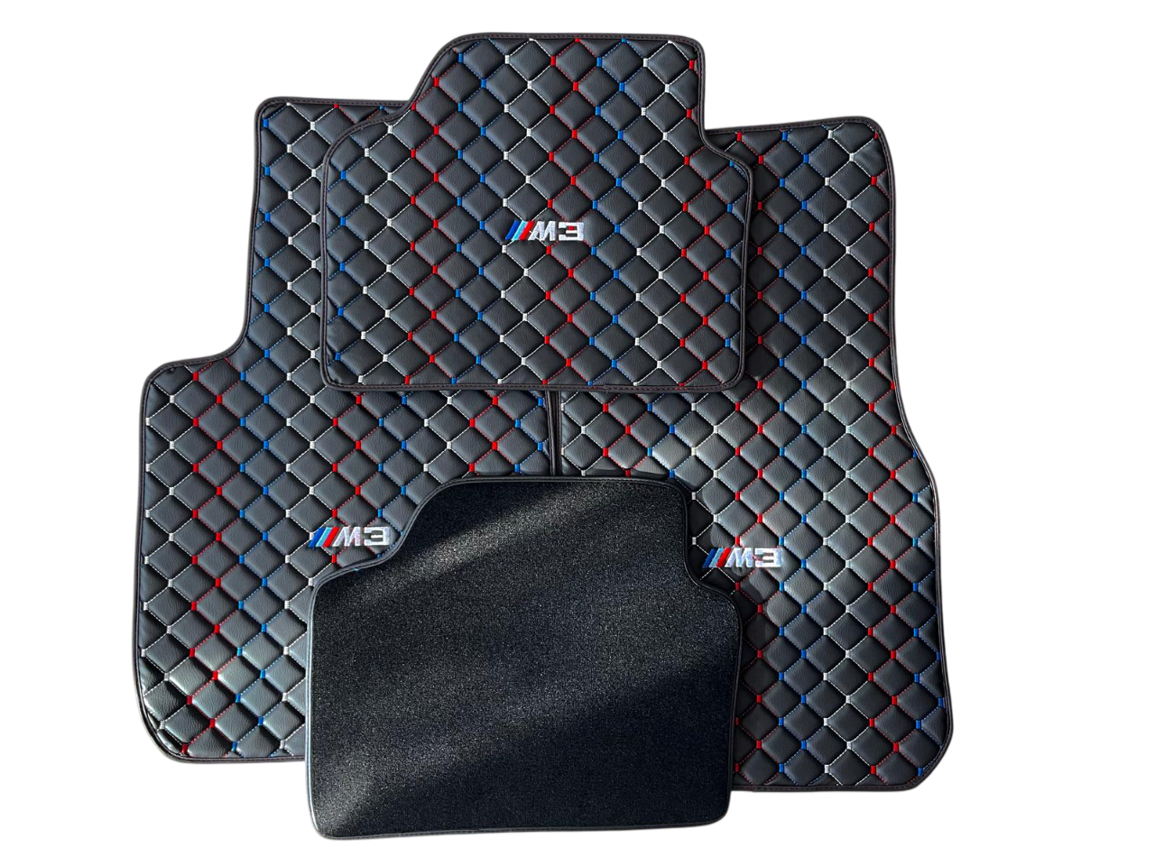 For BMW M4 Leather Floor Mats Custom Fit Waterproof