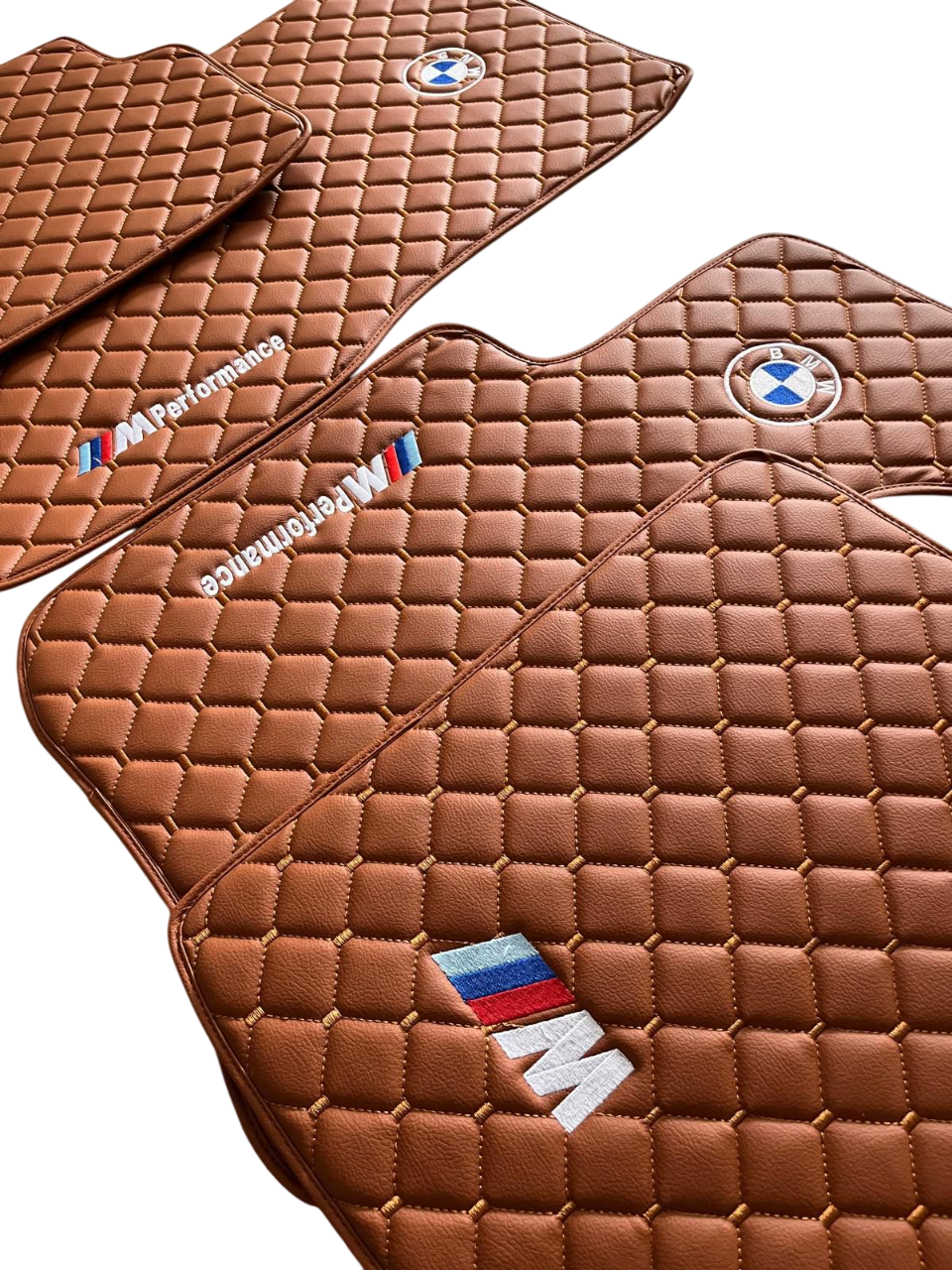 For BMW M4 Leather Floor Mats Custom Fit Waterproof