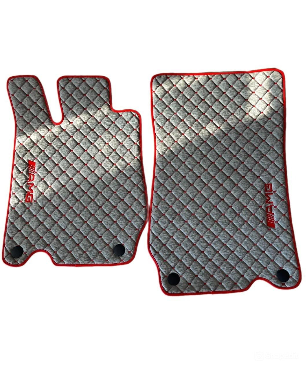 Mercedes Benz Leather Floor Mats Custom Fit For all Model AMG